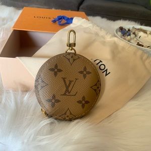 Reverse Louis Vuitton Round Purse